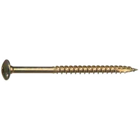 Hillman Hillman Fasteners 48090 0.38 x 8 in. 1000 Hour Bronze Ceramic Coated Star Drive Construction Lag Screw; 15 Pack 196151